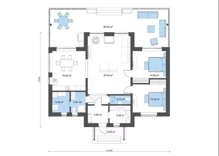 Дом в Московская область, городской округ Клин, КП Алешкино-2 (178 м) - Фото 2