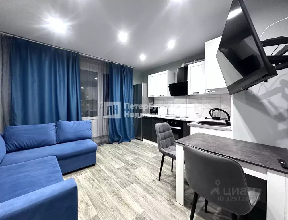 Студия Ленинградская область, Мурино Всеволожский район, ул. ... - Фото 1