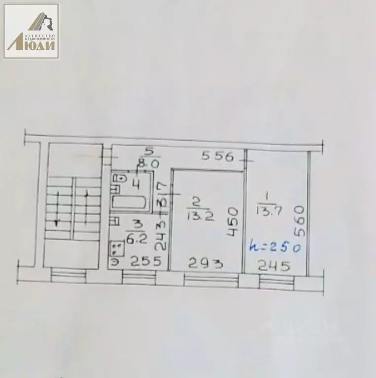 2-к кв. Новосибирская область, Новосибирск ул. Ленина, 32 (44.0 м) - Фото 2