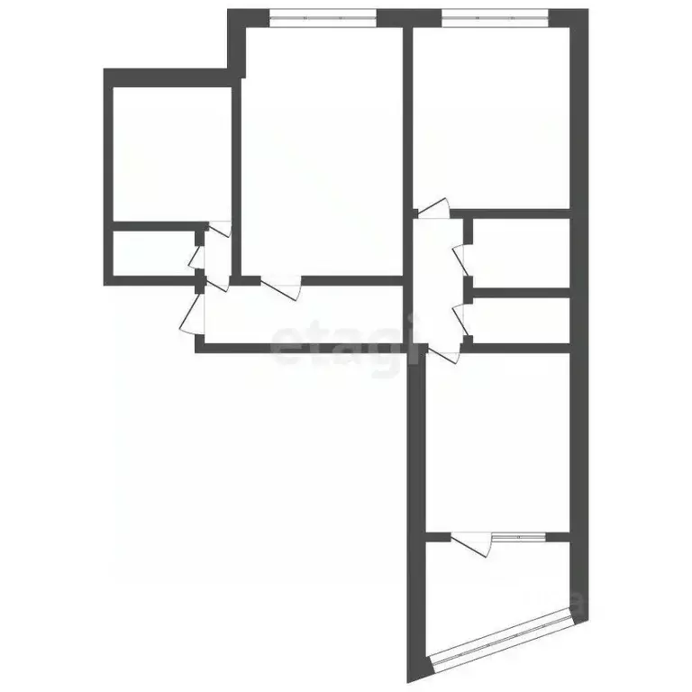3-к кв. Владимирская область, Ковров ул. Строителей, 26к2 (63.0 м) - Фото 2
