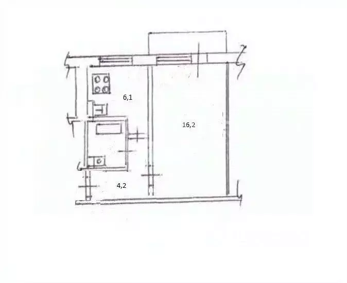 1-к кв. Липецкая область, Липецк Липовская ул., 3 (29.7 м) - Фото 2