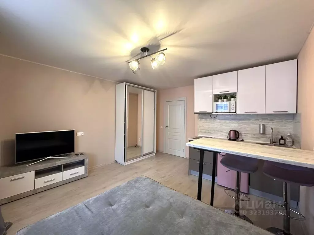 Студия Ленинградская область, Мурино Всеволожский район, ул. ... - Фото 1