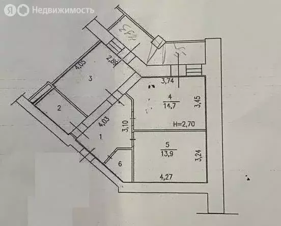 2-комнатная квартира: Волгоград, улица Землячки, 58к1 (60.6 м) - Фото 0