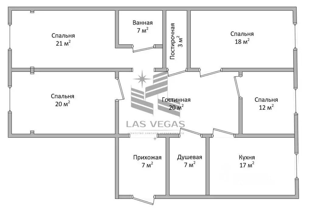 4-к кв. Санкт-Петербург Петровский просп., 24к2 (132.0 м) - Фото 1