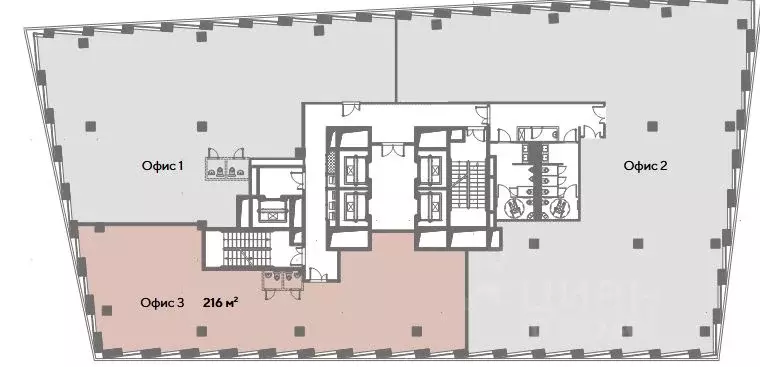 Офис в Москва ул. Обручева, Вл23 (216 м) - Фото 1