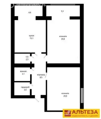 Квартира-студия: Янтарный городской округ, посёлок Покровское, Морская ... - Фото 1