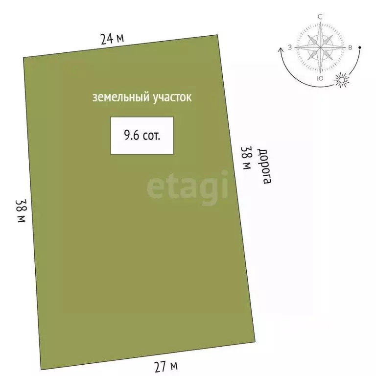 Участок в Крым, Феодосия ул. Александра Довженко (9.6 сот.) - Фото 1