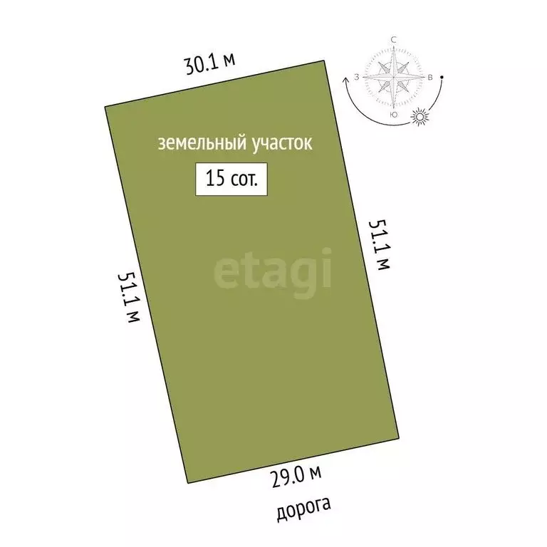 Участок в Орлиновский муниципальный округ, село Новобобровка, улица ... - Фото 1