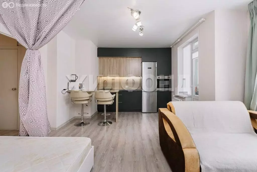 Квартира-студия: Новосибирск, улица Бородина, 56 (31.2 м) - Фото 2