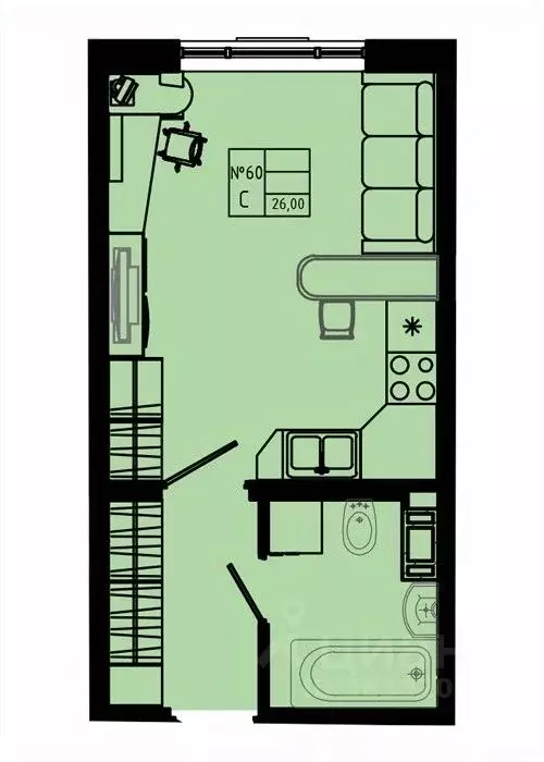 Студия Ленинградская область, Коммунар г. Гатчинский муниципальный ... - Фото 1