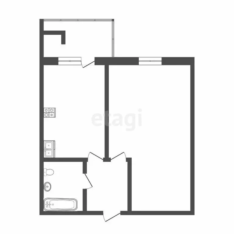 1-комнатная квартира: Тюмень, улица 30 лет Победы, 142к1 (46.3 м) - Фото 0