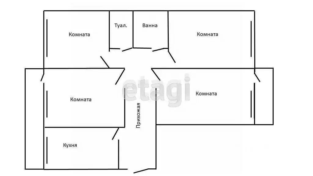 4-к кв. Приморский край, Владивосток ул. Анны Щетининой, 20 (84.8 м) - Фото 1