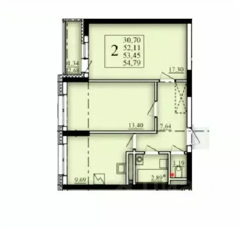 2-к кв. Башкортостан, Уфа Затон-Восточный жилрайон, Паруса жилой ... - Фото 1