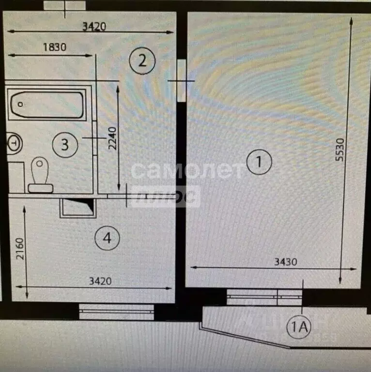 1-к кв. Москва ул. Наметкина, 9 (39.0 м) - Фото 2