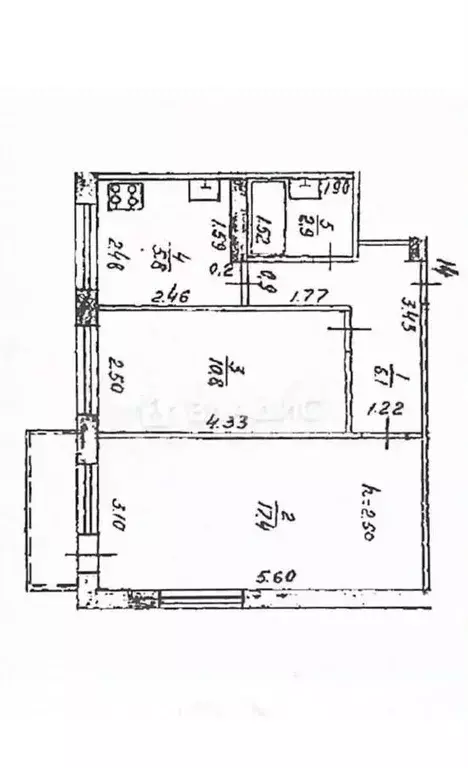 2-к кв. Башкортостан, Уфа Нежинская ул., 16 (42.9 м) - Фото 2
