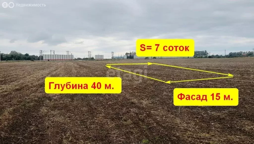 Участок в Краснодарский край, муниципальный округ Анапа, село Витязево ... - Фото 1