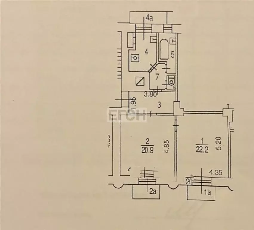 Продается 2-комнатная квартира - Фото 1