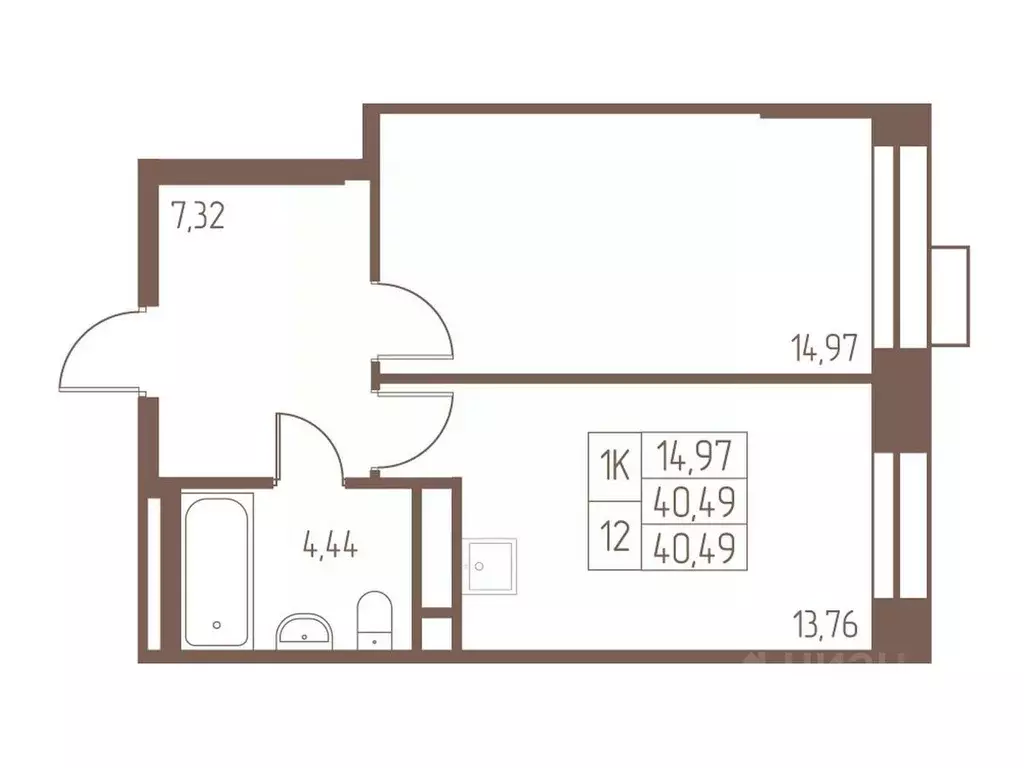 1-к кв. Московская область, Ивантеевка Пушкинский городской округ, ... - Фото 1