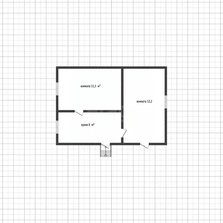 Дом в Адыгея, Майкоп Садовод-2 СНТ, ул. Фруктовая (32 м) - Фото 2