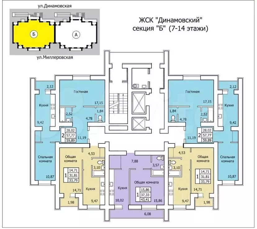 1-к кв. Саратовская область, Саратов Миллеровская ул., 25 (34.0 м) - Фото 1