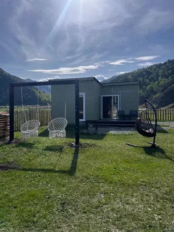 Дом в Алтай, Чемальский район, Урочище Киндерли ДНП 1 (36 м) - Фото 1