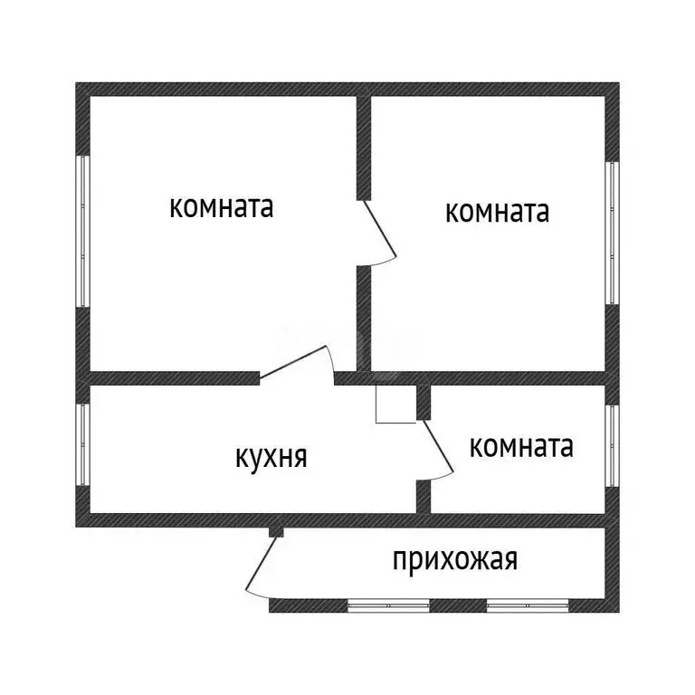 Дом в Бийск, улица Красильникова (35 м) - Фото 1