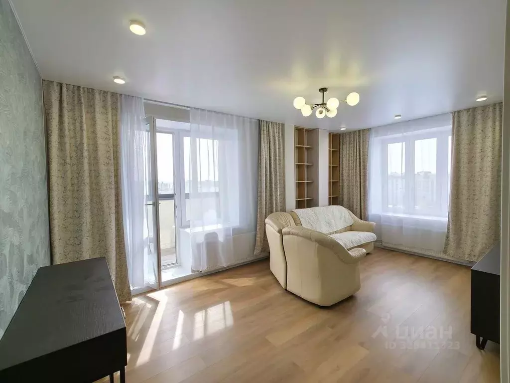 3-к кв. Чувашия, Чебоксары Водопроводная ул., 10к2 (104.9 м) - Фото 1