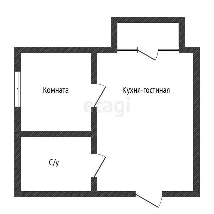 1-комнатная квартира: Сочи, Пластунская улица, 104Бк2 (27.6 м) - Фото 0