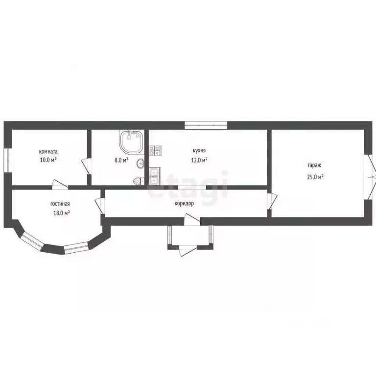 Дом в Белгородская область, Белгород пер. Имени Г.Я. Ломакина, 1 (76 ... - Фото 1