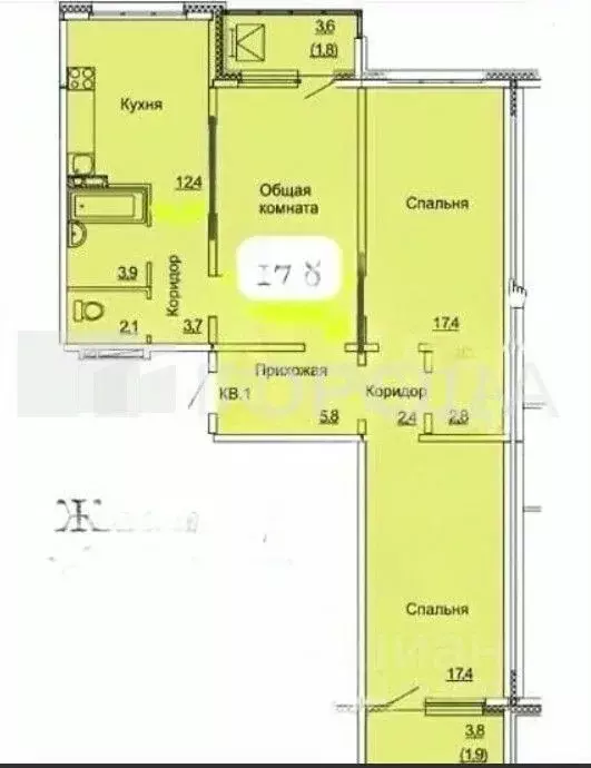 3-к кв. Алтайский край, Барнаул Сиреневая ул., 52 (93.0 м) - Фото 2
