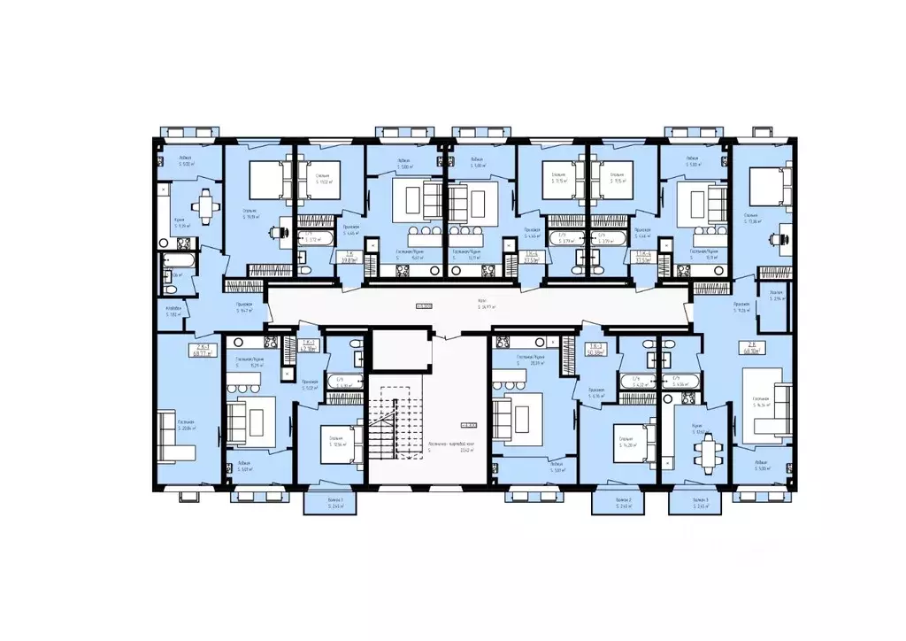 1-к кв. Дагестан, Дербент Камеллия жилой комплекс (37.51 м) - Фото 2
