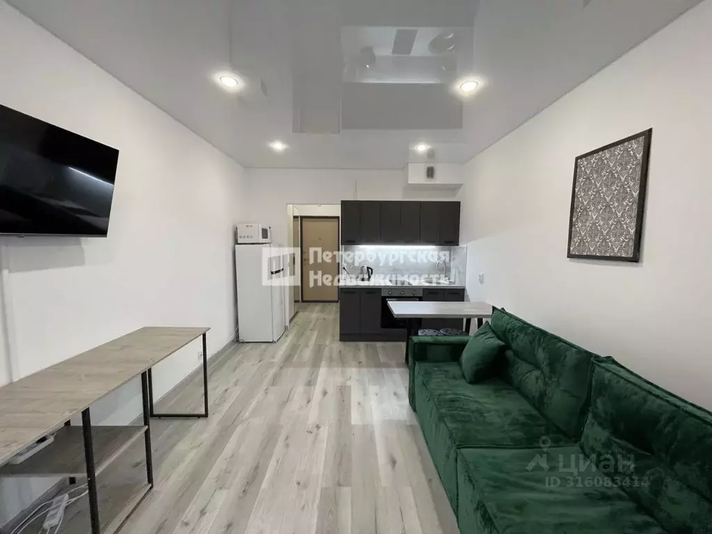 Студия Санкт-Петербург ул. Русановская, 20к3 (23.0 м) - Фото 0