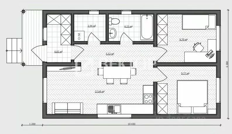 Дом в Ивановская область, Вичугский район, Сунженское с/пос, д. ... - Фото 2