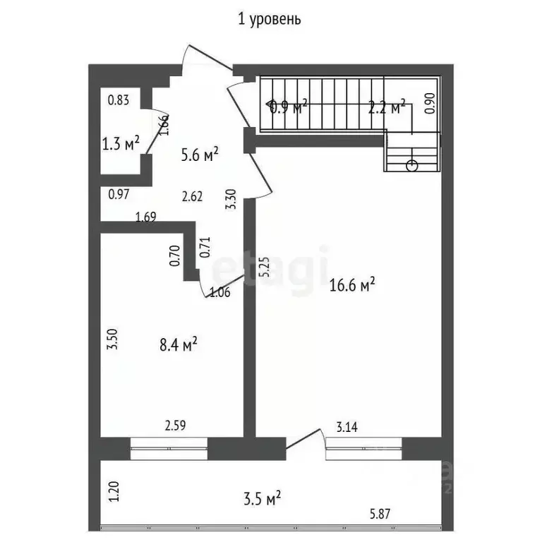 3-к кв. Башкортостан, Стерлитамак ул. Худайбердина, 139 (76.5 м) - Фото 2