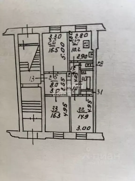 3-к кв. Орловская область, Орел Московская ул., 63 (76.1 м) - Фото 2