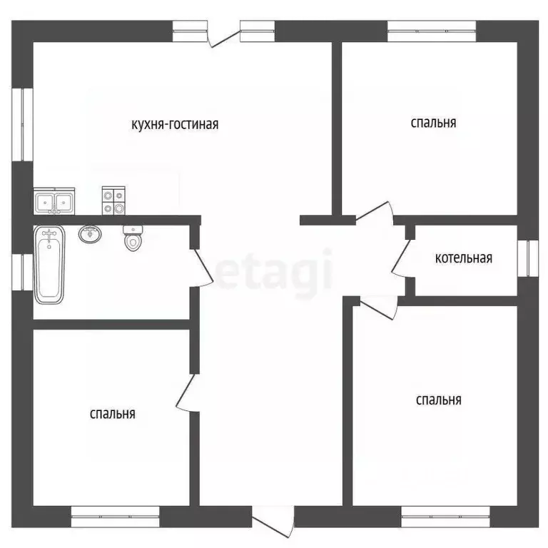 Дом в Тюменская область, Тюмень Садовое товарищество Липовый остров, ... - Фото 1