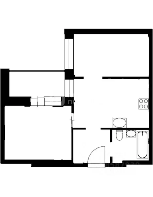 2-к кв. Санкт-Петербург Пулковское ш., 42к6 (45.0 м) - Фото 2
