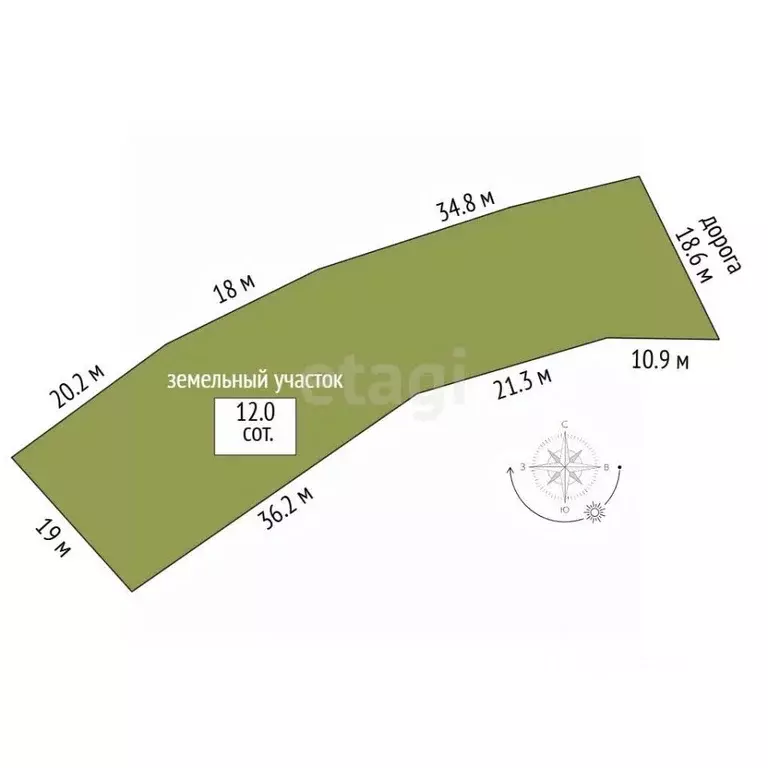 Участок в Крым, Ялта муниципальный округ, Массандра пгт ш. ... - Фото 1