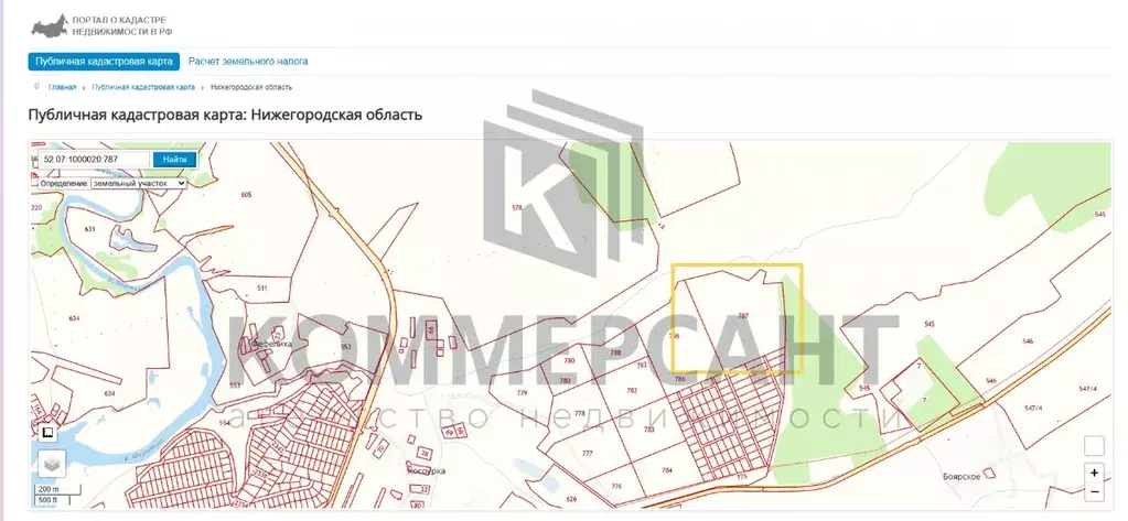 Участок в Нижегородская область, Сокольский муниципальный округ, д. ... - Фото 1