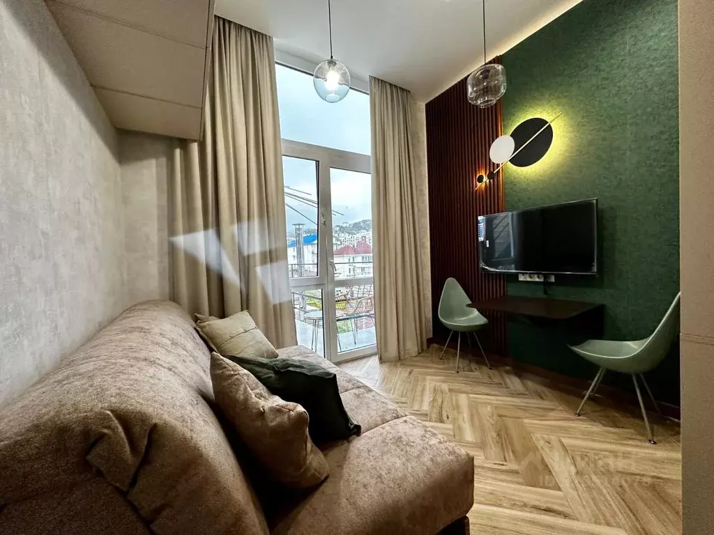 1-к кв. Краснодарский край, Сочи Мамайка мкр, ул. Крымская, 49/2 (21.5 ... - Фото 1