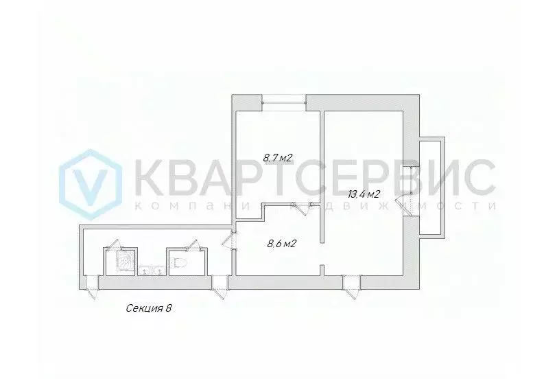 Комната Омская область, Омск Привокзальный мкр, ул. Карбышева, 38 ... - Фото 2