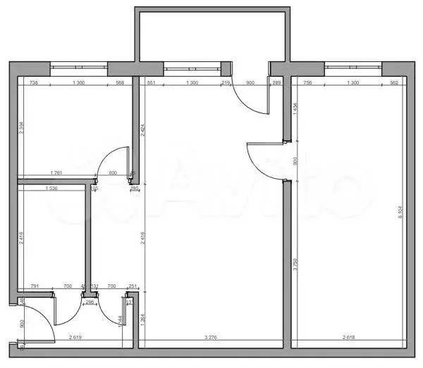 2-к. квартира, 45 м, 4/5 эт. - Фото 0