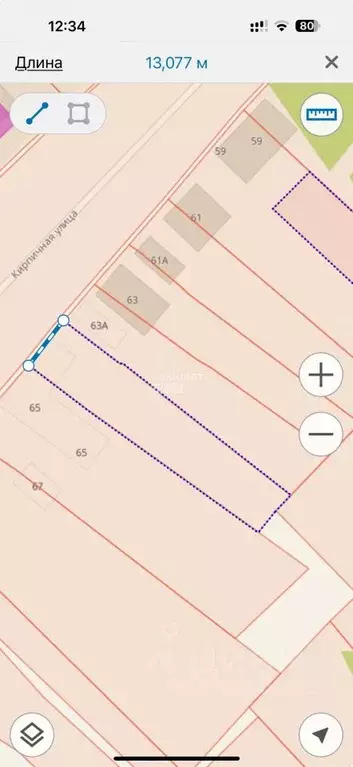 Участок в Краснодарский край, Динская ст-ца ул. Кирпичная, 63А (8.12 ... - Фото 1