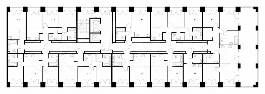 2-к. квартира, 54,1 м, 9/9 эт. - Фото 0