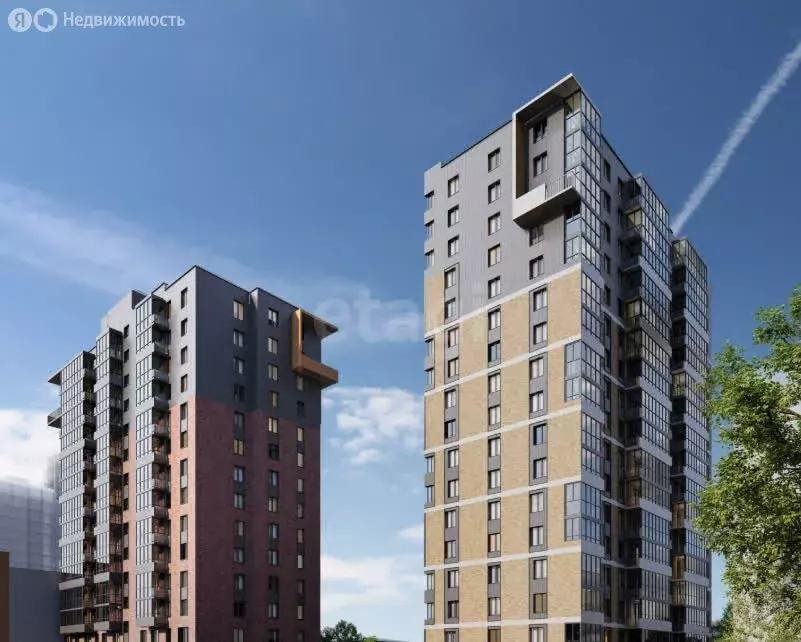 Квартира-студия: Тюмень, Профсоюзная улица, 49 (31.5 м) - Фото 1