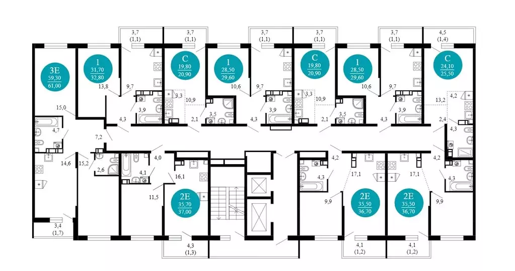 1-к кв. Краснодарский край, Сочи Кудепста мкр, Флора жилой комплекс ... - Фото 2
