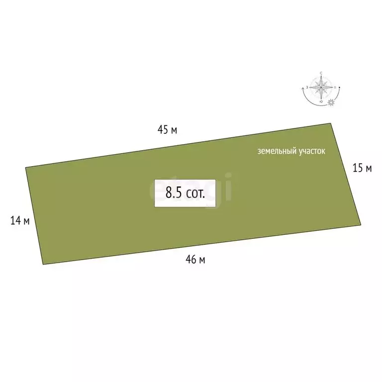 Участок в Новосибирск, СНТ Бытовик (8.5 м) - Фото 1