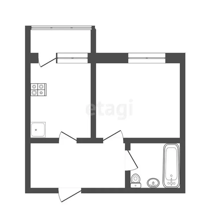 1-комнатная квартира: Тамбов, Советская улица, 190Вк1 (39.1 м) - Фото 1