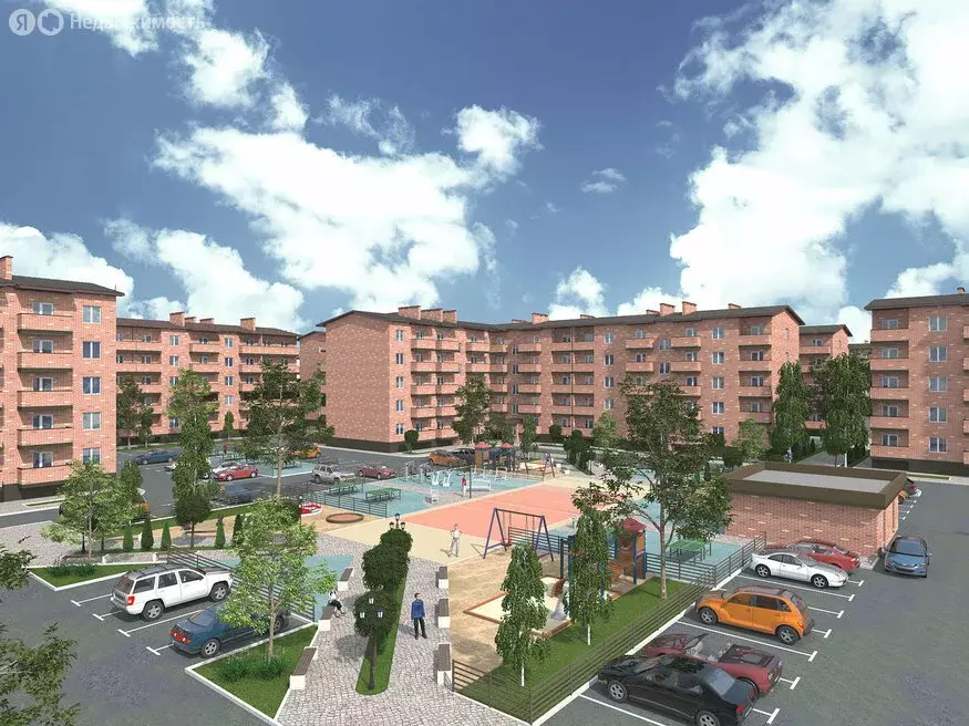 3-комнатная квартира: Новая Адыгея, Бжегокайская улица, 90/2к3 (72.9 ... - Фото 2