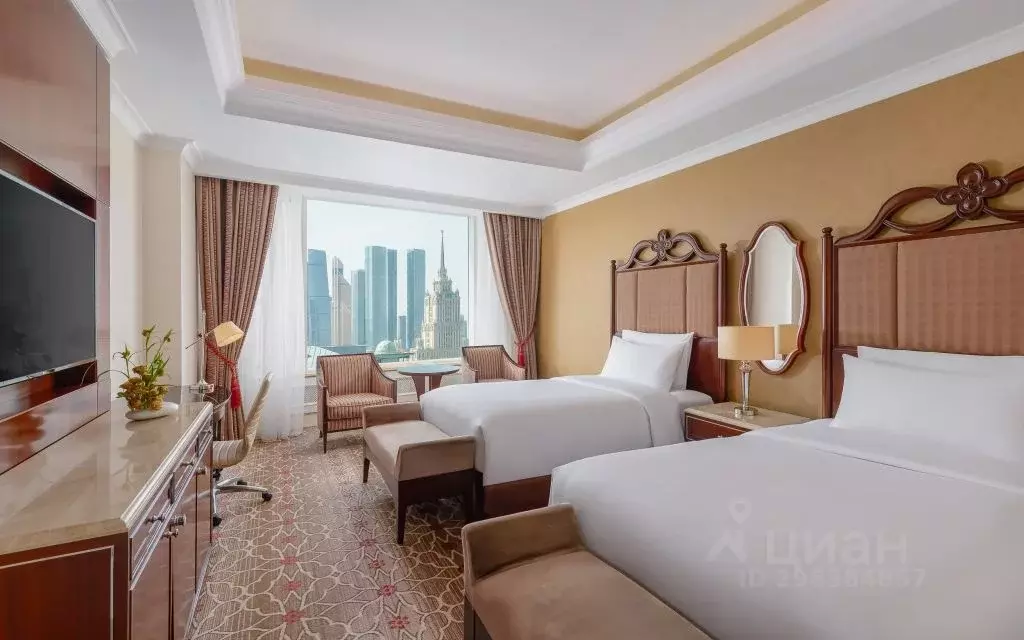 Комната Москва Новинский бул., 8С2 (10.0 м) - Фото 2